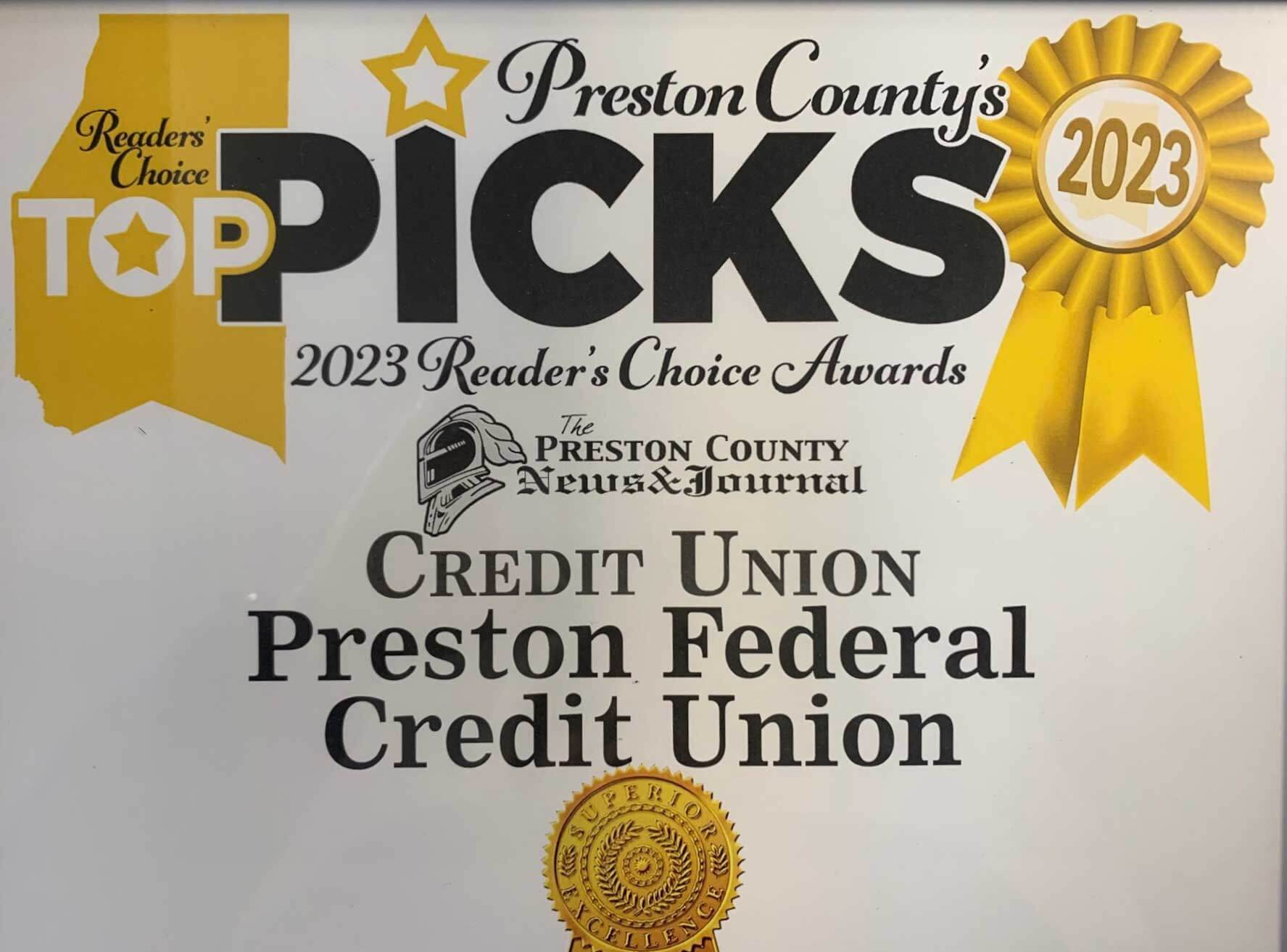 Preston County’s Reader’s Choice Top Picks 2023